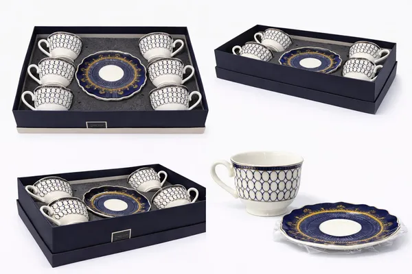 White_And_Blue_And_Golden_Ceramic_Pattern_Tea_Set_For_Kitchen_Set