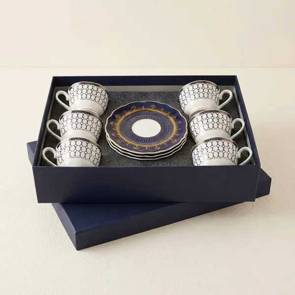 White_And_Blue_And_Golden_Ceramic_Pattern_Tea_Set_For_Kitchen_Set