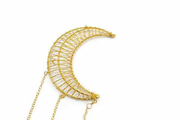 Golden_Metal_And_Beads_Crescent_Hanging_Charm_Decor_For_Home_Decor