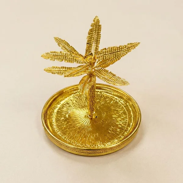Golden_Metal_Palm_Tree_Decorative_Tray_For_Home_Decor