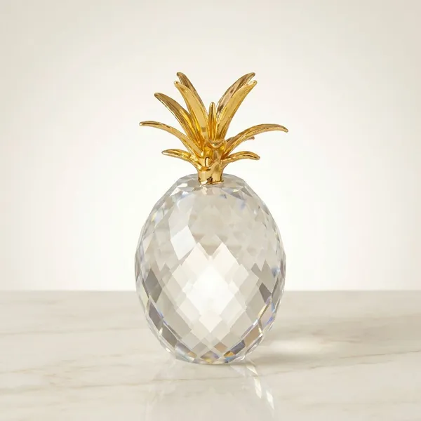 Golden_Crystal_And_Metal_Crystal_Pineapple_Table_Showpiece_For_Home_Decor