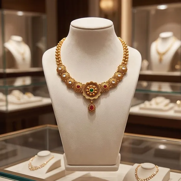 Antique_Floral_Mirror_Necklace_Set