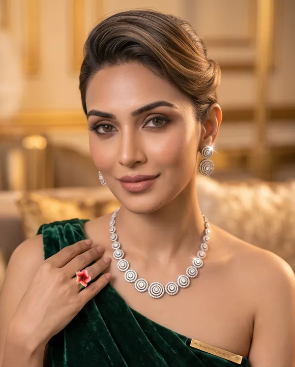 Celeste_Halo_Diamond_Necklace_&_Earrings_Set