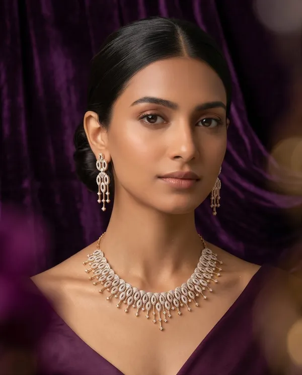 Diamond_Fringe_Necklace_&_Earrings_Set