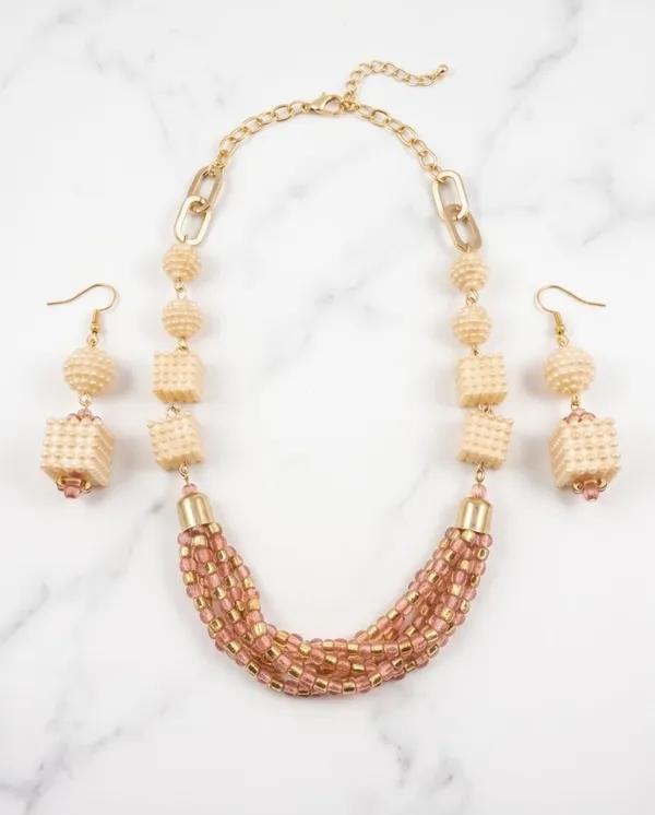 Ivory_Cube_Elegance_Necklace_Set