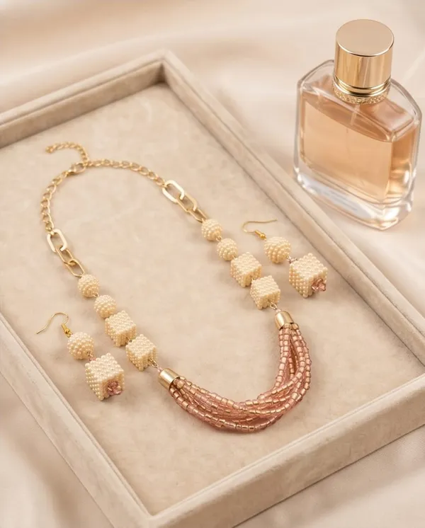 Ivory_Cube_Elegance_Necklace_Set
