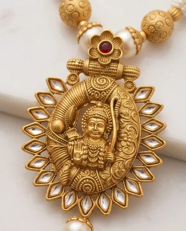 Shri_Ram_Pearl_Temple_Necklace_Set