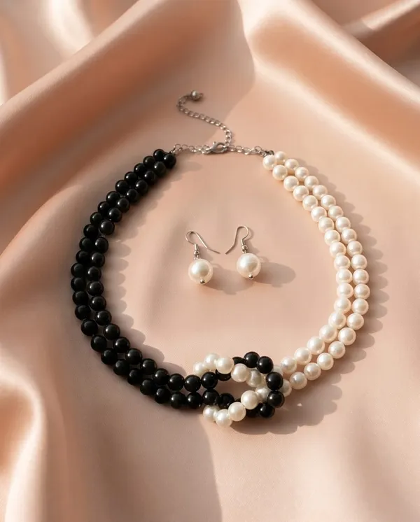 Black_White_Layered_Pearl_Necklace
