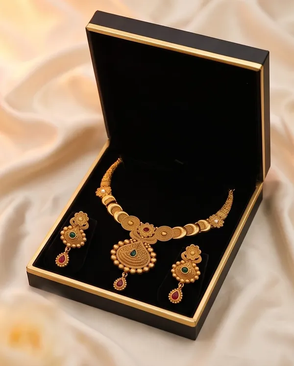 Rajsi_Chandrika_Antique_Necklace_Set