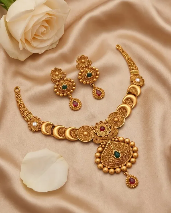 Rajsi_Chandrika_Antique_Necklace_Set