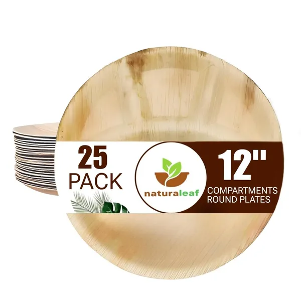 Brown_Areca_Palm_Leaf_Round_Plates_With_4_Compartments_(Pack_Of_25)