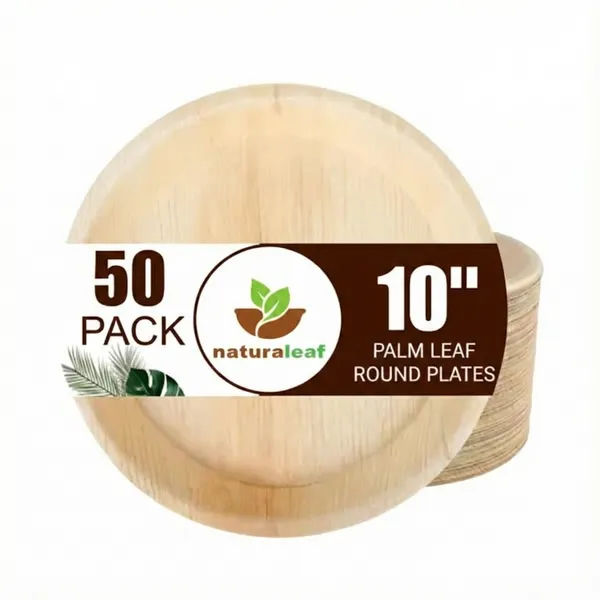 Brown_Areca_Palm_Leaf_Round_Plates_(Pack_Of_50)