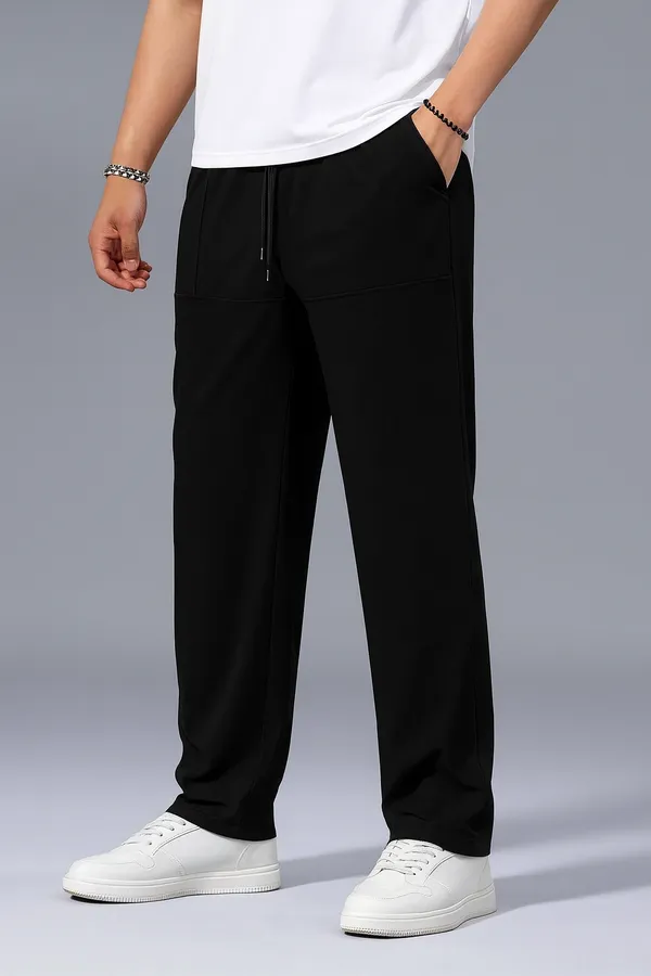 Black_Polyester_Fashionable_&_Trendy_Straight_Fit_Solid_Track_Pant_For_Men