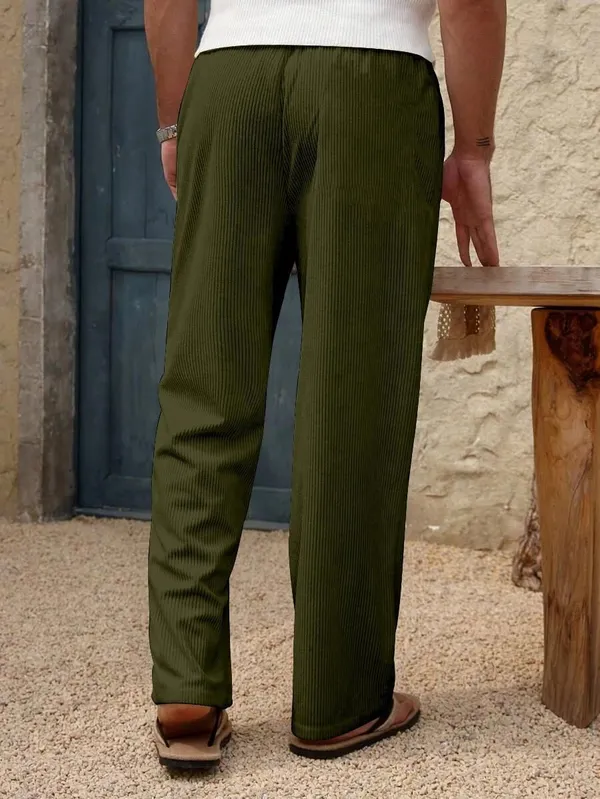 Green_Polyester_Fashionable_&_Trendy_Straight_Fit_Lounge_Pant_For_Men