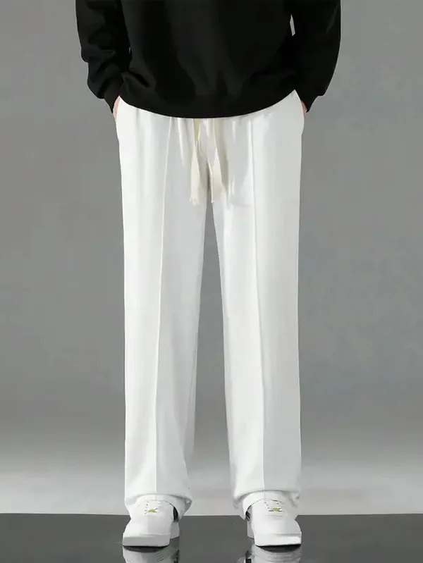 White_Polyester_Fashionable_&_Trendy_Straight_Fit_Trouser_For_Men