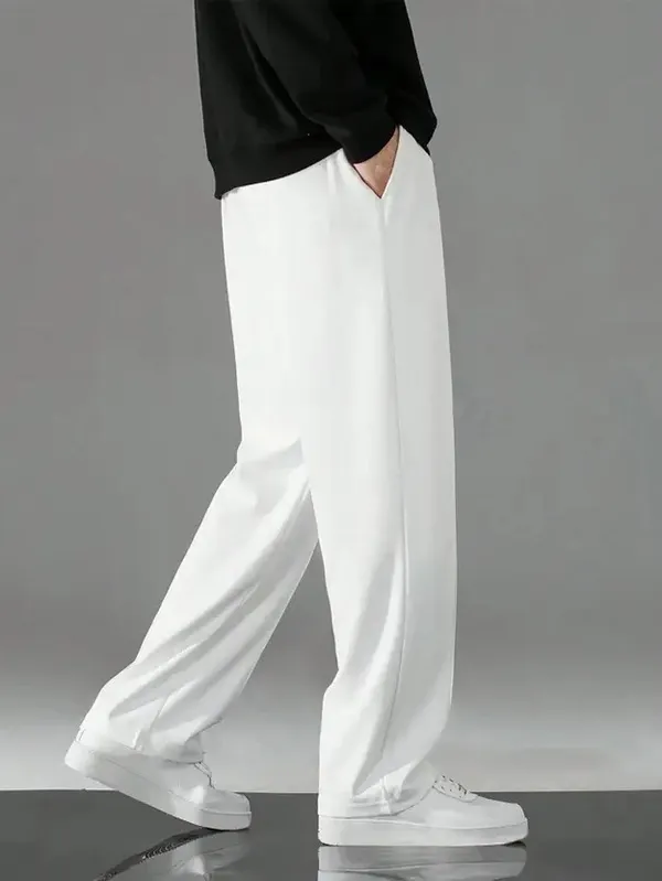 White_Polyester_Fashionable_&_Trendy_Straight_Fit_Trouser_For_Men