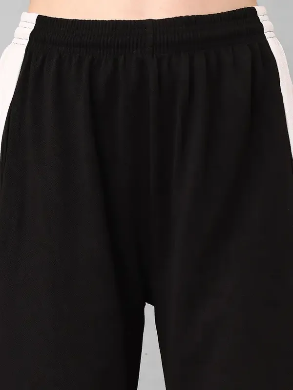 Black_Polyester_Fashionable_&_Trendy_Regular_Fit_Trouser_For_Women