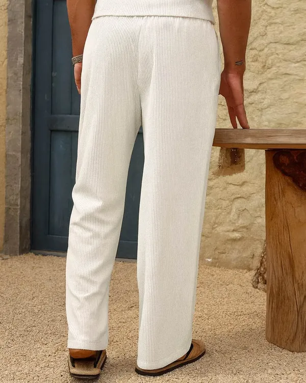 Cream_Polyester_Fashionable_&_Trendy_Straight_Fit_Lounge_Pant_For_Men