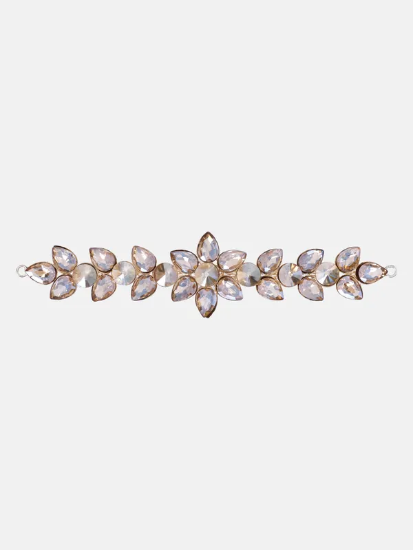 Beige_Elegant_Design_Designer_Metal_Brooch_For_Women