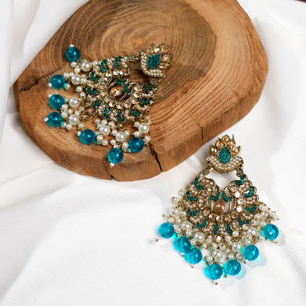 Ramagreen_Elegant_Design_Earrings_Chandbali_Earrings_Afgani_Style_Earrings_For_Women
