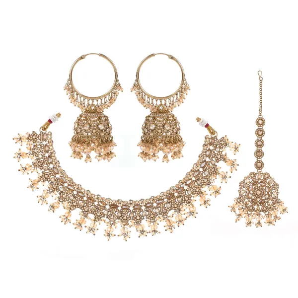 Golden_Elegant_Design_Jewellery_Set_For_Women