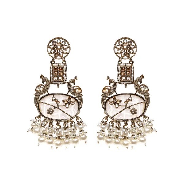 White_Elegant_Design_Earrings_For_Women