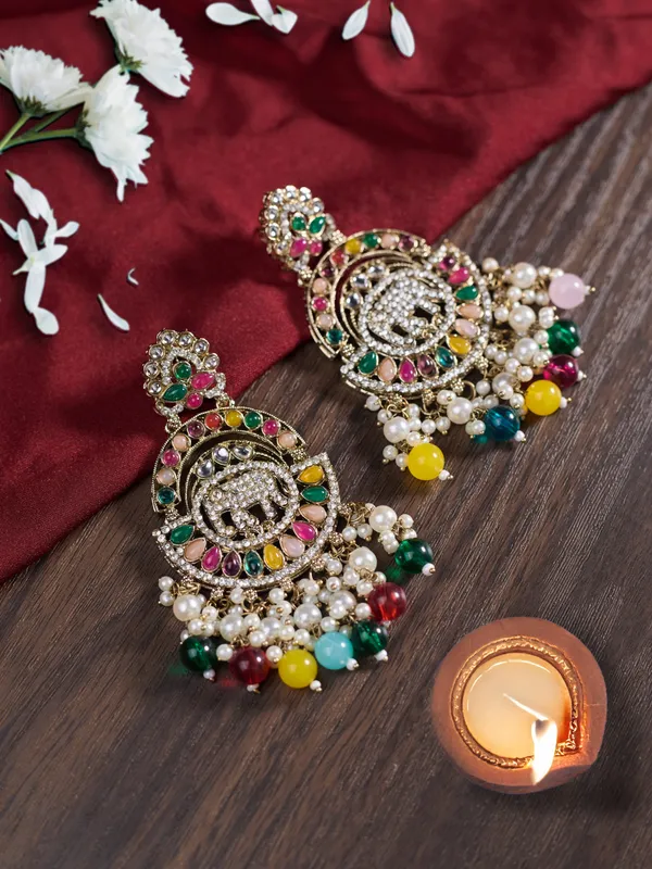 Multicolor_Elegant_Design_Earrings_For_Women