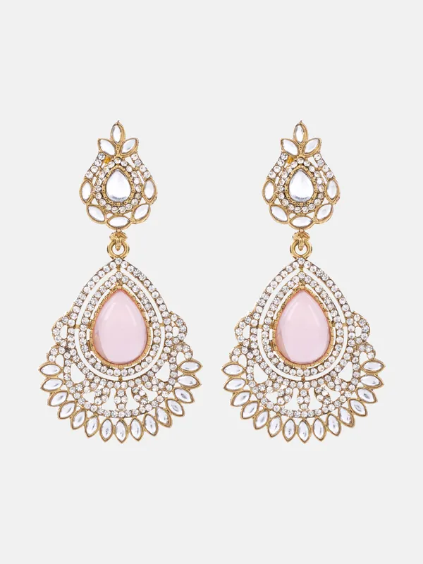 Pink_Elegant_Design_Earrings_For_Women