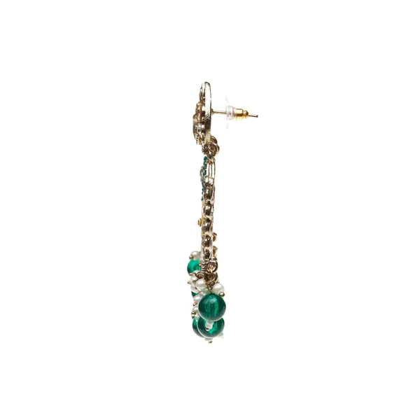 Green_Elegant_Design_Earrings_Chandbali_Earring_For_Women
