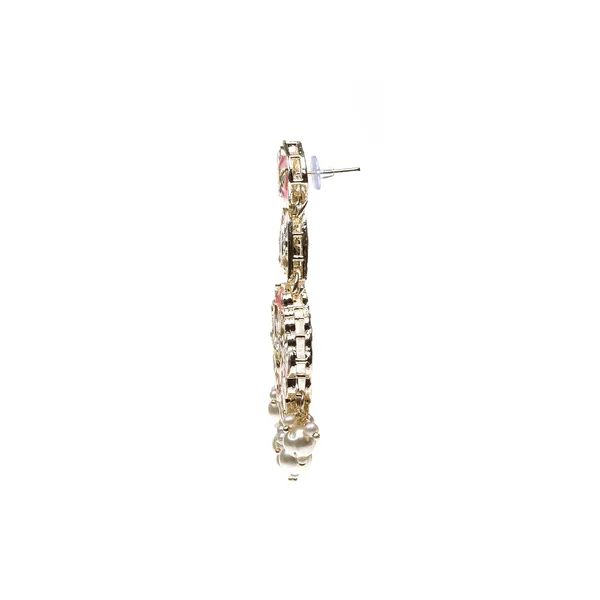 Pink_Elegant_Design_Earrings_For_Women