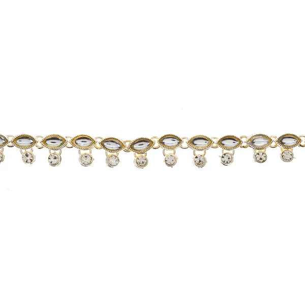 White_And_Light_Gold_Elegant_Design_Waist_Chain_Kamarbandh_Kandora_For_Women