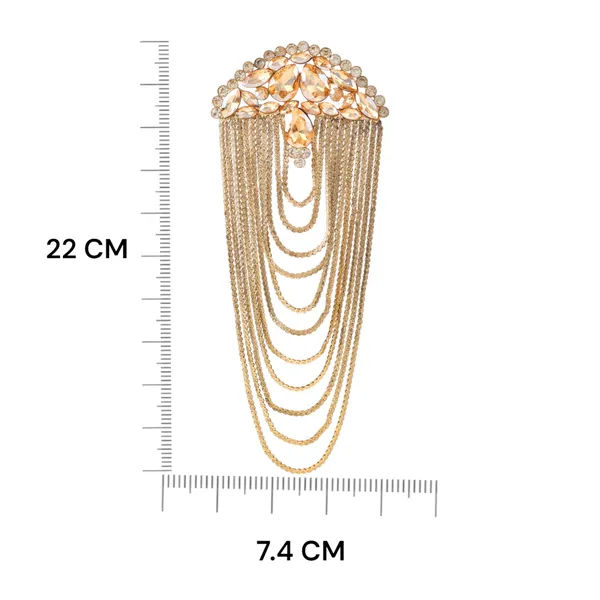 Antique_Gold_Elegant_Design_Designer_Metal_Brooch_For_Women