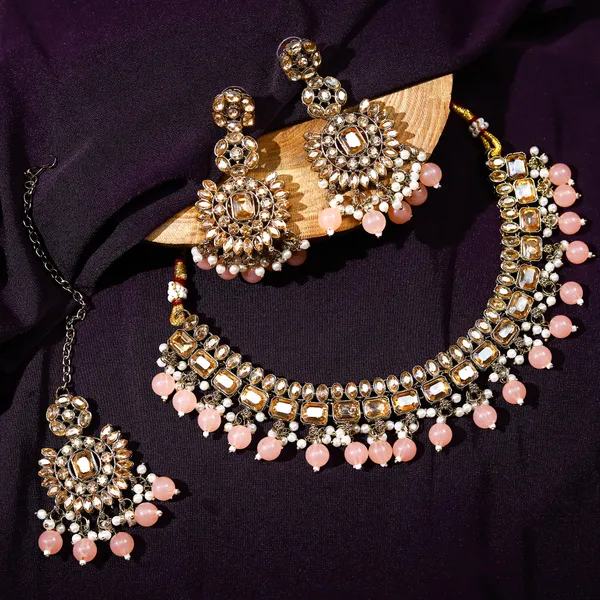 Pink_Elegant_Design_Jewellery_Set_For_Women