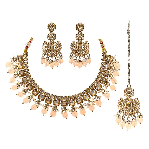 Pink_Elegant_Design_Jewellery_Set_For_Women