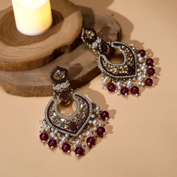 Ranipink_Elegant_Design_Earrings_Chandbali_Earring_For_Women