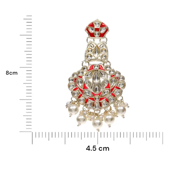 Red_Elegant_Design_Earrings_For_Women