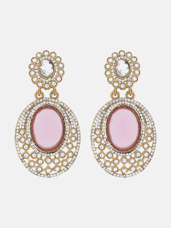 Pink_Elegant_Design_Earrings_For_Women