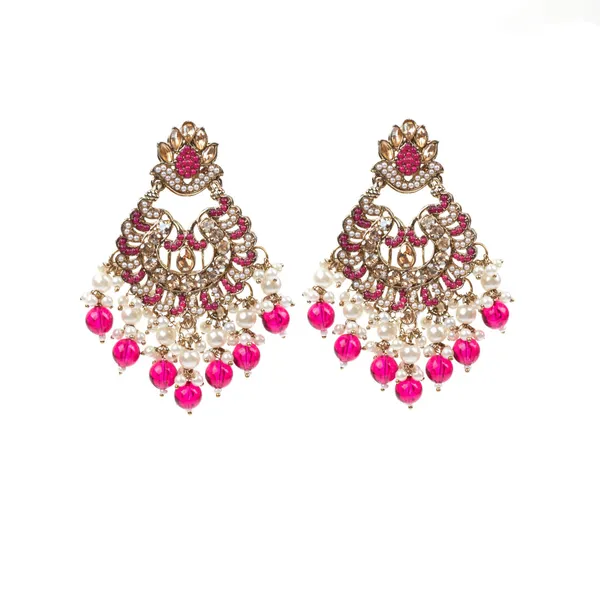Ranipink_Elegant_Design_Earrings_Chandbali_Earrings_Afgani_Style_Earrings_For_Women