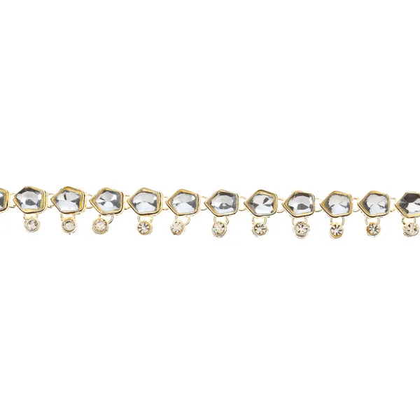 White_And_Light_Gold_Elegant_Design_Waist_Chain_Kamarbandh_Kandora_For_Women
