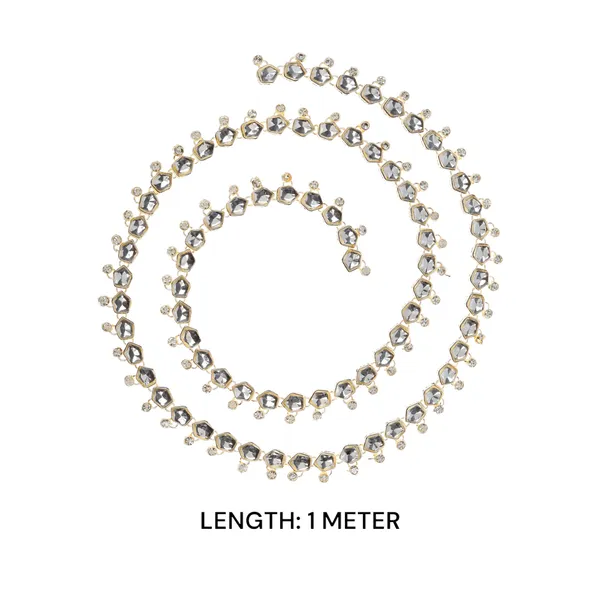White_And_Light_Gold_Elegant_Design_Waist_Chain_Kamarbandh_Kandora_For_Women