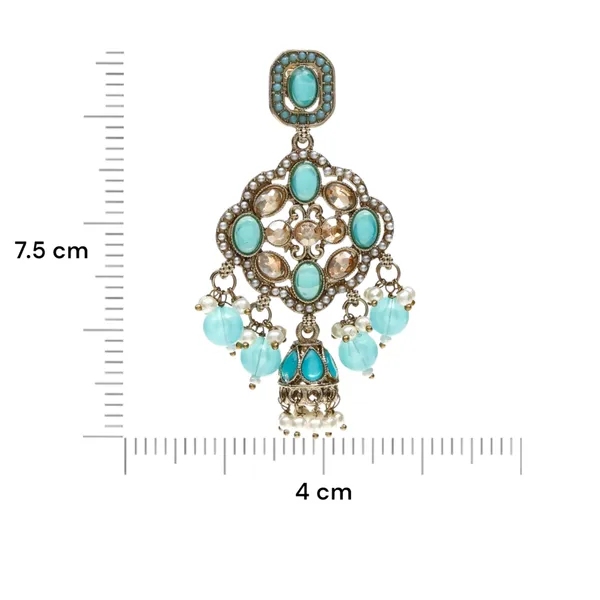 Blue_Elegant_Design_Earrings_For_Women