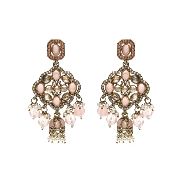 Pink_Elegant_Design_Earrings_For_Women