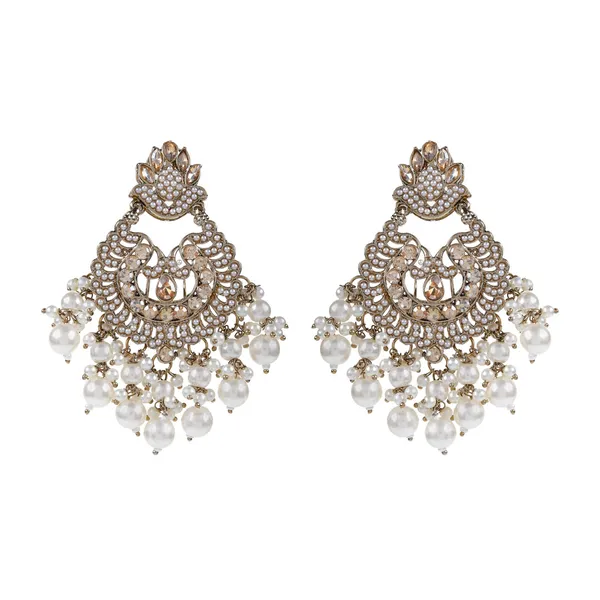 White_Elegant_Design_Earrings_Chandbali_Earrings_Afgani_Style_Earrings_For_Women
