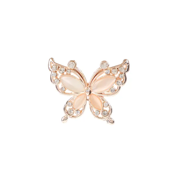 Beige_Elegant_Design_Designer_Metal_Brooch_For_Women