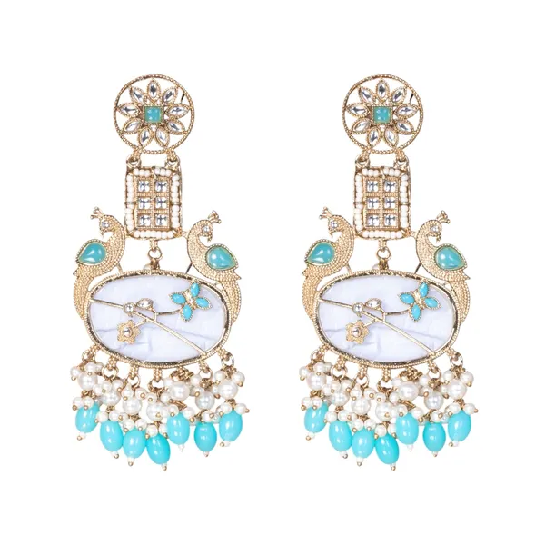 Blue_Elegant_Design_Earrings_For_Women
