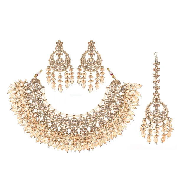 Golden_Elegant_Design_Jewellery_Set_For_Women