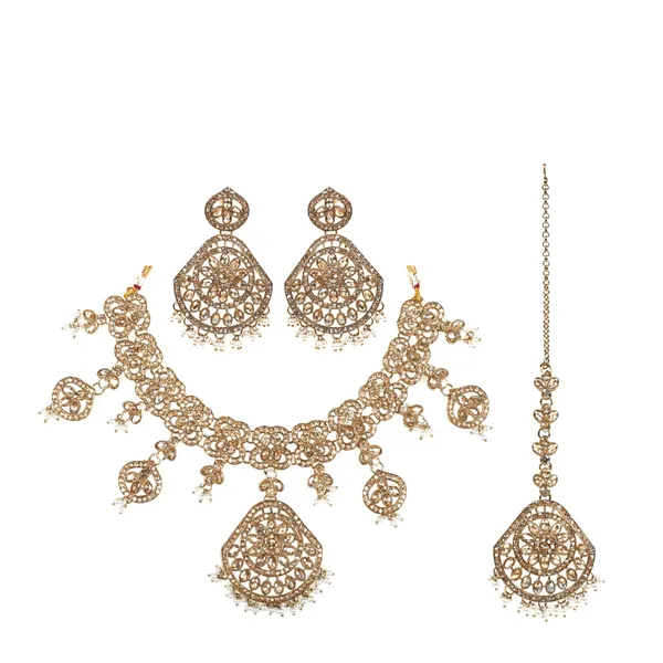 Golden_Elegant_Design_Jewellery_Set_For_Women