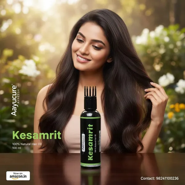 100%_Natural_White_Keshamrit_Hair_Oil_For_Controlling_Dandruff_&_Hair_Fall_Suitable_For_All_Types_Hair_100_Ml_For_Adults