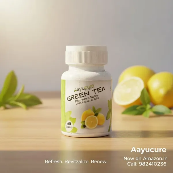 100%_Natural_White_Green_Tea_Tablets_|_Refreshing_Tulsi_&_Lemon_Flavor_|_60_Tablets,_White_For_Adults