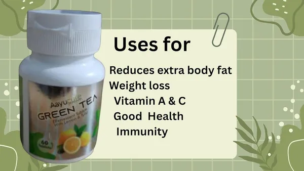 100%_Natural_White_Green_Tea_Tablets_|_Refreshing_Tulsi_&_Lemon_Flavor_|_60_Tablets,_White_For_Adults